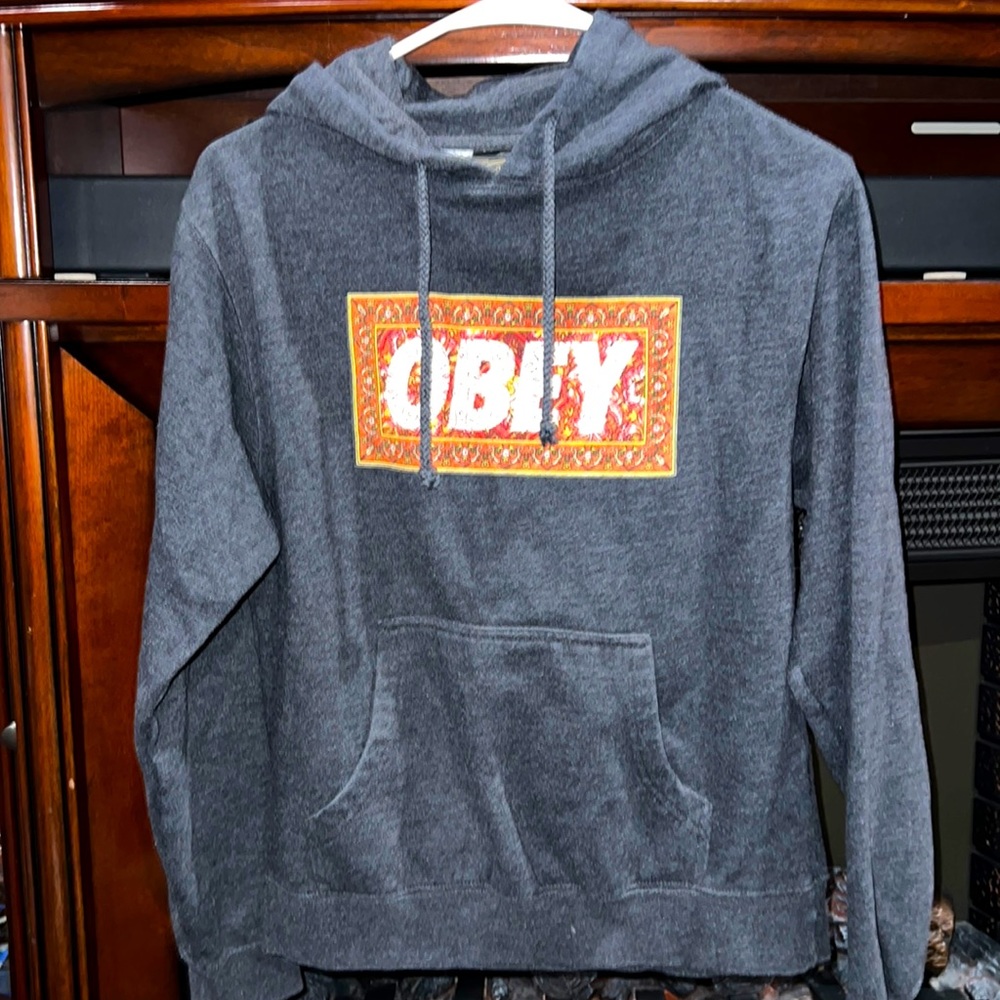 Medium dark gray Obey hoodie